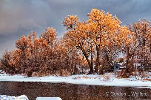 Last Of Sunset Glow_06549.jpg - Photographed along the Rideau Canal Waterway at Smiths Falls, Ontario, Canada.